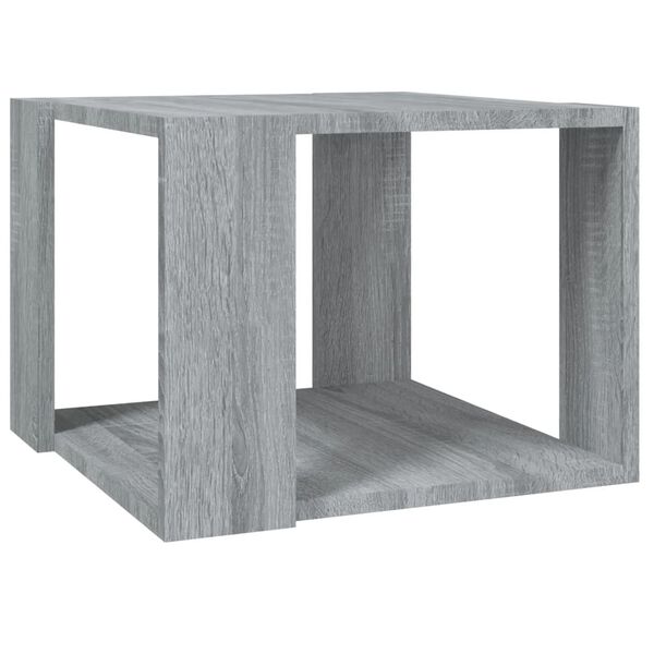 vidaXL Tavolino Salotto Grigio Sonoma 40x40x30cm Legno Ingegnerizzato