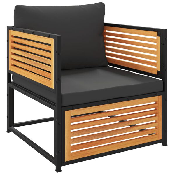 vidaXL Set Divano da Giardino 12 pz con Cuscini Legno Massello Acacia