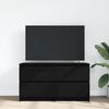 vidaXL Mobile Porta TV Nero 100x35x54 cm in Legno Multistrato
