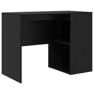 vidaXL Scrivania Rovere Nero Legno ingegnerizzato 102 x 50 x 75 cm