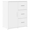 vidaXL Credenza Bianco 60x31x70 cm in Legno Multistrato