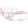 vidaXL Struttura del letto Grigio Sonoma 180 x 200 cm Pino massello