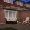 vidaXL Tessuto per Tenda con Beige 300 x 250 cm Poliestere