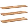 vidaXL Mensole da Parete 3 pz 100x20x2 cm Legno Acacia Rifinito a Olio