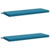 vidaXL Cuscini per Panchina SOEST 2 pz 100% Poliestere Azzurro
