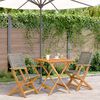 vidaXL Set da Bistrot 3 pz Grigio in Polyrattan e Legno Massello