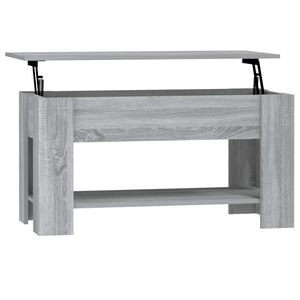 vidaXL Tavolino da Salotto Grigio Sonoma 101x49x52cm Legno Multistrato