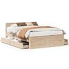 vidaXL Letto senza Materasso con Testiera 160x200 cm in Legno di Pino