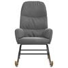 vidaXL Sedia da Pranzo Grigio Scuro in Velluto