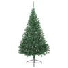 vidaXL Albero di Natale artificiale con luci integrate Verde 180 cm