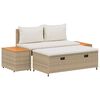 vidaXL Set di divani da esterno 4 -Seater 4 pz 55 x 30 x 39 cm