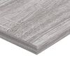 vidaXL Mensole Parete 4pz Grigio Sonoma 80x20x1,5cm Legno Multistrato