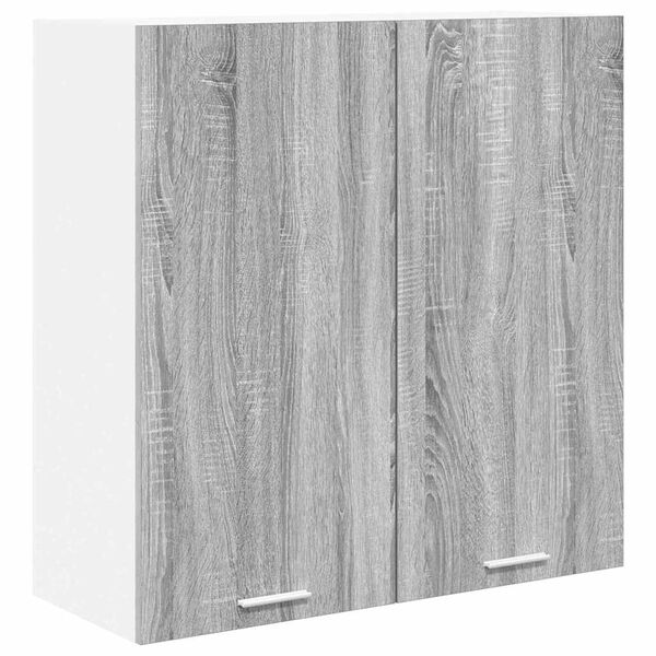 vidaXL Armadio pensile Grigio Sonoma 80 x 31 x 80 cm Legno multistrato
