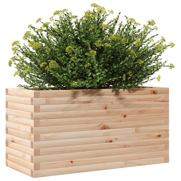 vidaXL Fioriera da Giardino 90x40x45,5 cm in Legno Massello di Pino