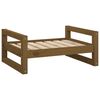 vidaXL Cuccia per Cani Ambra 65,5x50,5x28cm in Legno Massello di Pino
