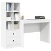 vidaXL Scrivania con cassetto 2 pcs Bianco