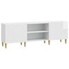 vidaXL Mobile TV 150 x 31 x 50 cm Bianco Lucido Legno ingegnerizzato