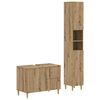 vidaXL Set di Armadi da Bagno da 2 Pezzi DELFT Rovere Artigianale