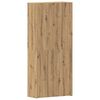 vidaXL Mobile per scarpe 80 x 35.5 x 180 cm Legno multistrato Marrone