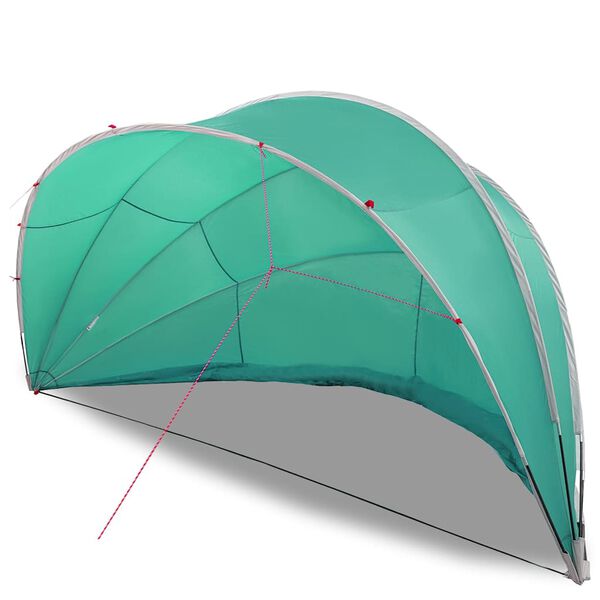 vidaXL Dome Piscina Verde 546 x 516 x 250 cm
