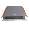 vidaXL Tenda Familiare con tetto Grigio e arancione 315 x 286 x 200 cm