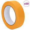 vidaXL Nastri Adesivi per Pittori 50 pcs Giallo 30mm x 50m Carta