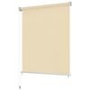 vidaXL Tenda a Rullo per Esterni 400x140 cm Crema