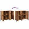 vidaXL Credenza Legno Antico 90x34x80 cm in Legno Multistrato