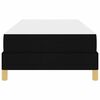 vidaXL Letto a molle Nero 80 x 200 cm Tessuto