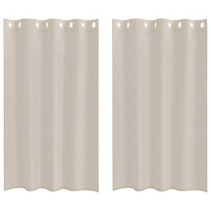 vidaXL Tenda in Velo 2 pz Sabbia 175 x 140 cm Poliestere