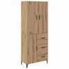 vidaXL Credenza Rovere artigianale 69,5 x 34 x 180 cm