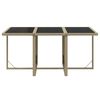 vidaXL Set da Pranzo da Giardino 7 pz con Cuscini in Polyrattan Beige