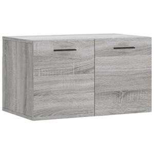 vidaXL Mobile a Parete Grigio Sonoma 60x36,5x35cm in Legno Multistrato