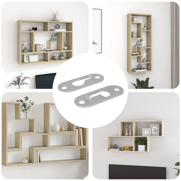 vidaXL Appendino a forma di chiave 2 pcs Argento 45 x 16 x 3.5 mm