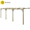 vidaXL Pergola Addossata B-Stock 2x6x2,2 m Pino Massello Impregnato