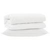 vidaXL Set di Piumoni con cuscino 2 pz Bianco Microfibra