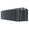 vidaXL Capanno da Giardino Antracite 191x725x198cm in Acciaio Zincato