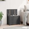 vidaXL Contenitore Portaoggetti Grigio 60x32x45,5cm Massello di Pino