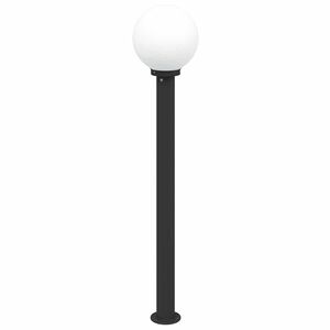 vidaXL Lampada a paletto 120 cm Nero IP44