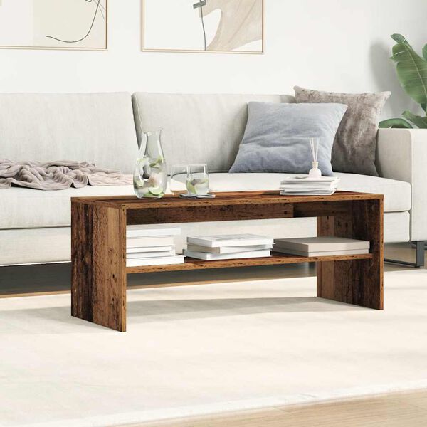 vidaXL Mobile Porta TV Legno Vecchio 100x40x40 cm in Truciolato