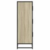 vidaXL Credenza Rovere Sonoma 68x35x106,5 cm Legno Multistrato Metallo