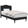 vidaXL Struttura del letto con testiera Nero 90 x 190 cm Similpelle