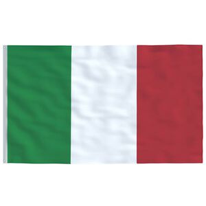 vidaXL Bandiera dell'Italia 90x150 cm