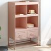 vidaXL Credenza Rosa 68x39x111,5 cm Acciaio