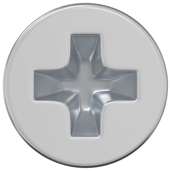 vidaXL Viti a testa conica 12 pcs Argento M4 x 6 mm Ferro