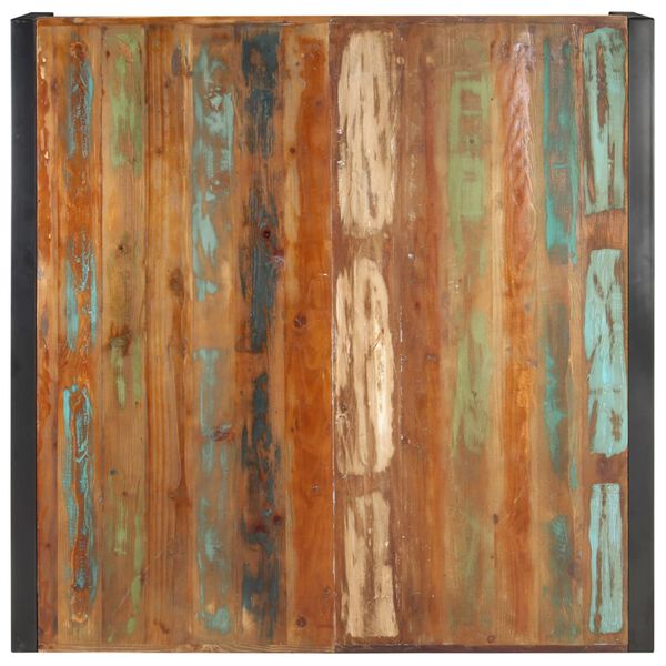 vidaXL Tavolino da Salotto 120x120x40 cm in Legno Massello di Recupero