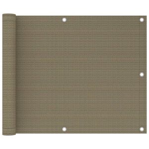 vidaXL Paravento da Balcone Grigio Talpa 75x300 cm in HDPE