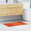 vidaXL Tappetino da bagno antiscivolo Arancione 50 x 80 cm PP