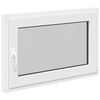 vidaXL Finestra per Soffitta RISOR 90 x 70 cm PVC e Vetro Bianco