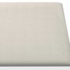 vidaXL Pannelli Murali 12 pz Crema 60x15 cm Velluto 1,08 m²